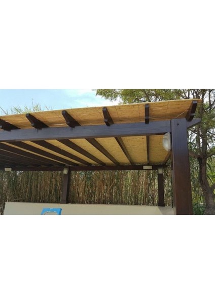 300 cm x 3 Metre Kamış Hasır Bahçe Çiti Balkon Çiti Gölgelik ve Dekorasyon