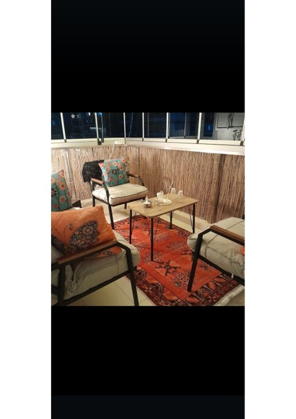 Turkuaz Doğal Kamış Hasır Çit 1 X5 Metre Balkon Çiti Bahçe Çiti , Hasır Bambu Çit, Bahçe Çiti ve Gö