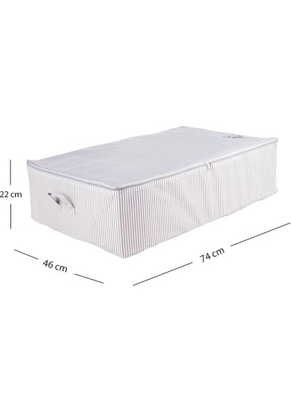 4'lü Gri Çizgili Baza Altı Yastık Yorgan Takımı indirimleri