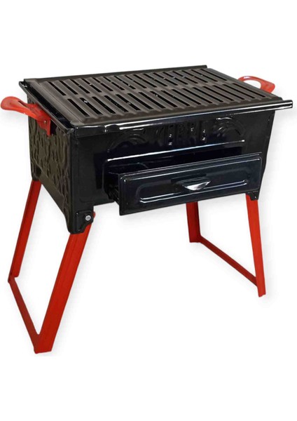 Mangal Semaver Seti Portatif Ayaklı Mangal Köfteci Mangalı ( Özyalçın Lüx 02 Modeli) modelleri