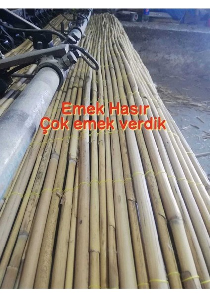 Hasır Kamış Çit 1m x 3 Metre Hasır Çit Rulo Çit Bahçe Çit Balkon Çit Saz Kamış Çit Gölgelik Çit