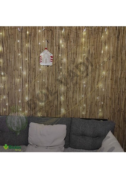 Bambu Doğal Kamış Hasır Çit 1 Metre x 1 Metre Balkon Çiti, Hasır Bambu Çit, Bahçe Çiti ve Gölgelik