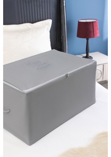 Orta Boy Baskı Detaylı Antrasit Hurç 63X40X34 Cm, Gri Renkli, Pratik ve Şık Tasarım fiyatları