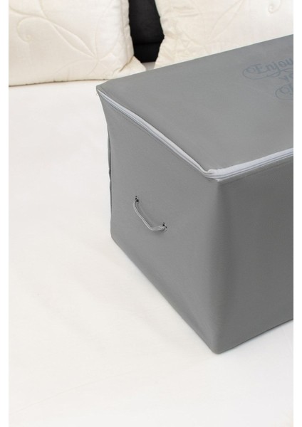 Orta Boy Baskı Detaylı Antrasit Hurç 63X40X34 Cm, Gri Renkli, Pratik ve Şık Tasarım fırsatları