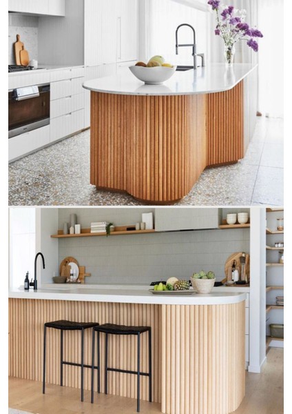 60X60 cm Ahşap Balıksırtı Duvar Paneli Dekoratif Kaplama