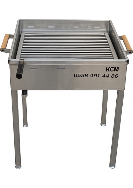 35X50 Çubuk Izgaralı Krom Mangal