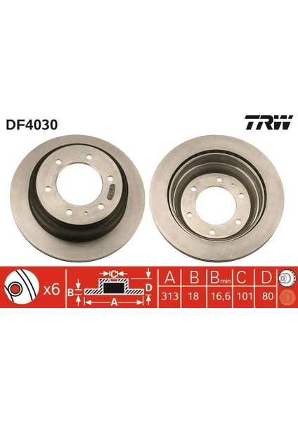 Arka Fren Aynası Frontera A 2.2 I-2.4 I-2.3 Td-2.5 Tds-2.8td Havalı