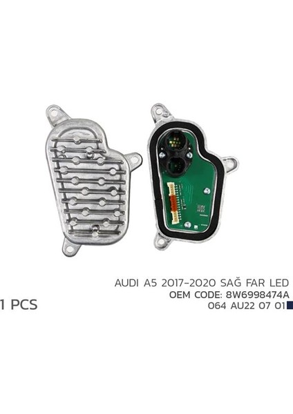 Audı A5 2017-2020 Sağ Far LED Modül 8W6998474A