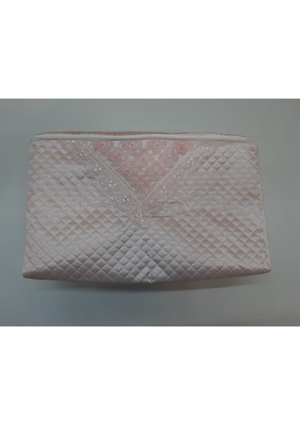 Inceli Saten Yastık Hurcu, Kapitoneli, Çeyizlik, Bohçalık, 65X37X32CM fiyatları