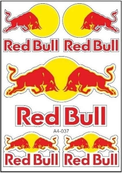 Redbull Sticker Seti A4