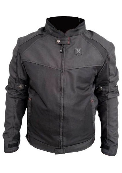 x Speed X-Evo Fileli Yazlık Motosiklet Montu Siyah