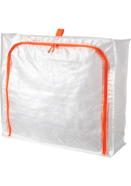 Beyaz 55X49X19CM Fermuarlı Yatak Altı Saklama Kutusu DF025