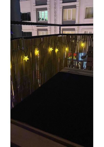 Turkuaz Kamış Hasır,bahçe Çiti,balkon Çiti,gölgelik 120 cm x 3 Metre 120 x 300 Hasır