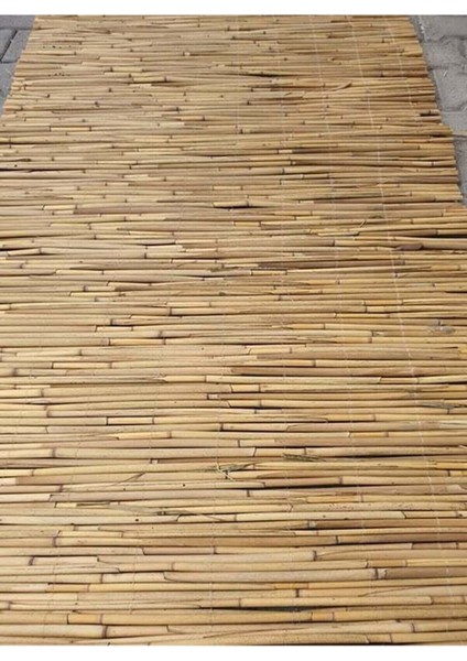 50 x 500 Kamış Çit Bambu Çit Balkon Çit 50CMX5 Metre Yükseklik 50CM En 5 Metre Doğal Kamış Gölgelik