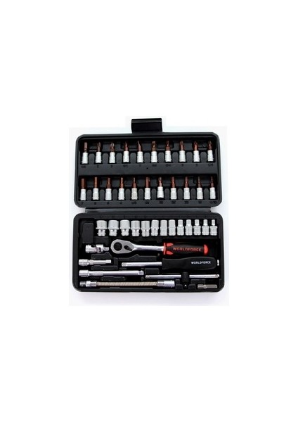 Lokma Takımı 46 Parça S-Ultra 1/4 Garaj Ekipmanları Hırdavat