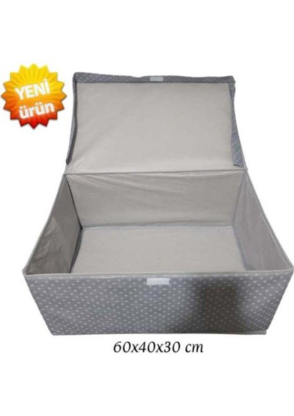 Gri Çok Amaçlı Dolap Düzenleyici Kutu, Pratik ve Şık Organizatör modelleri