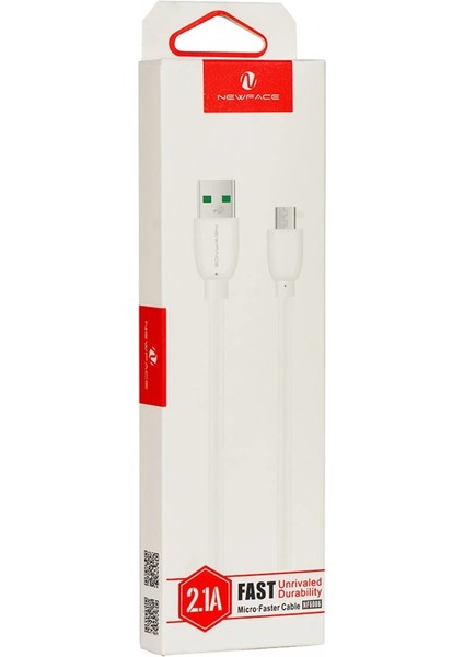 NF6006 Micro USB Kablo - Beyaz Drstr
