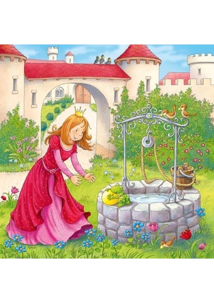 08051 Rapunzel, Kırmızı Başlıklı Bebek ve Kurbağa Kralı, Çok Renkli