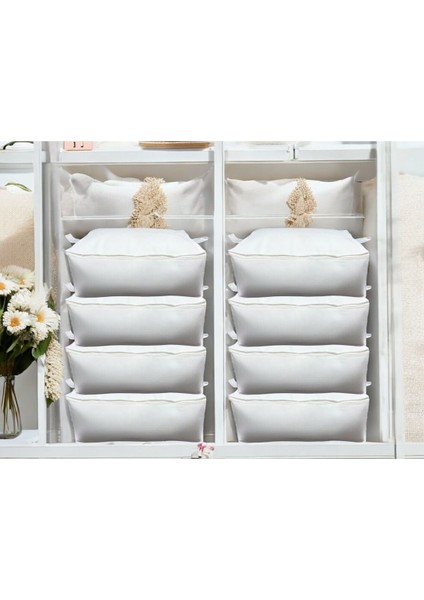 8 Adet Beyaz Alt ve Çekyat Tipi Hurçlar, 62X44X22 Cm, Xlarge, Dayanıklı ve Şık Kullanım modelleri