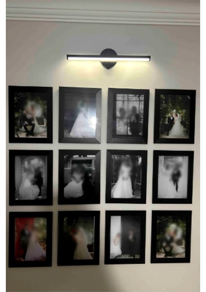 Yapışkanlı Beyaz LED Aplik, Dekoratif Duvar Işığı, Pilli, Çerçeve Aplik fırsatları