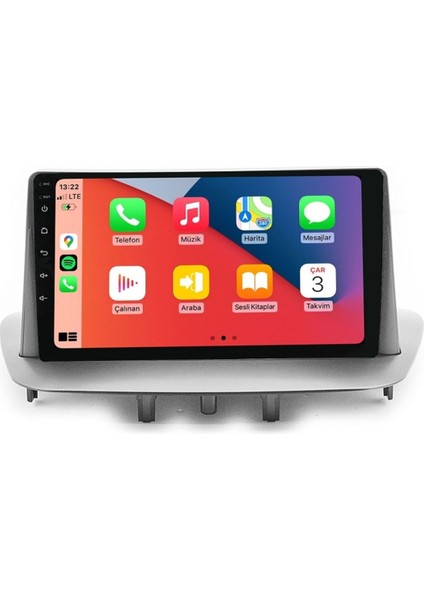 CRT-632 Serisi Renault Megane 3 Fluence 6 GB Ram 64 GB Hafıza Carplay Android Multimedya Teyp