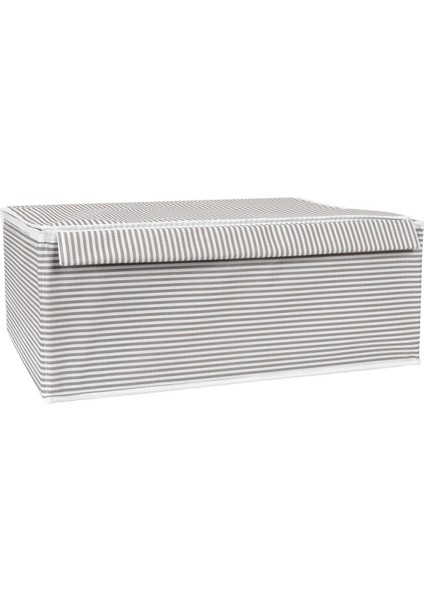 3'lü Çok Amaçlı Baza Altı Kutu, 50X40X19 Cm, Gri, Kapaklı, Dayanıklı ve Şık Tasarım fırsatları