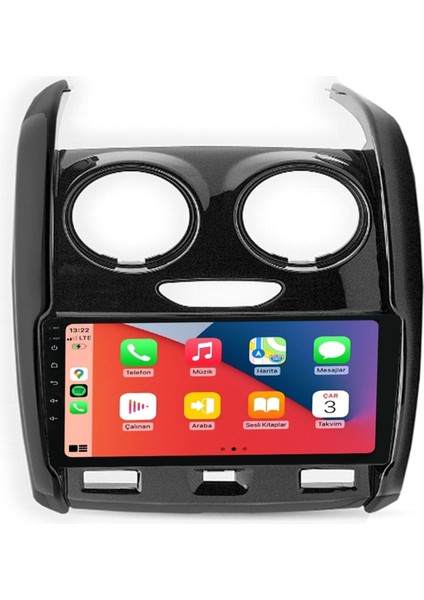 CRT-632 Serisi Dacia Duster Sandero 2014 2020 6 GB Ram 64 GB Hafıza Carplay Android Multimedya Teyp