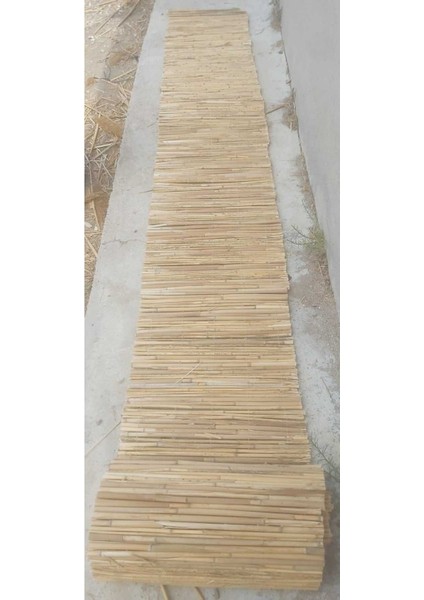 Bambu 90CM Yükseklik x 100CM Genişlik Bambu Kamış Hasır Çit Dekoratif Bahçe Balkon ve Duvar Çiti Re