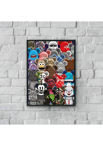 "bearbricks" Poster Tablo