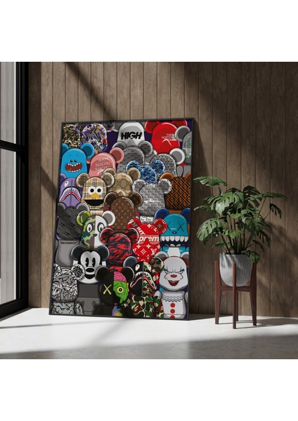 "bearbricks" Poster Tablo