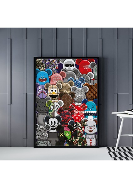 "bearbricks" Poster Tablo