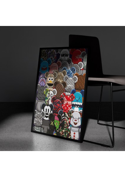 "bearbricks" Poster Tablo