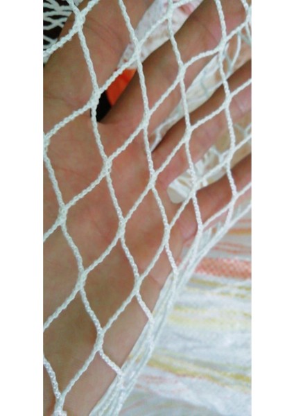 2,50x10 m Güvenlik Ağı, Dayıklı ve Kalın Balkon Koruma Filesi, Krem Renk