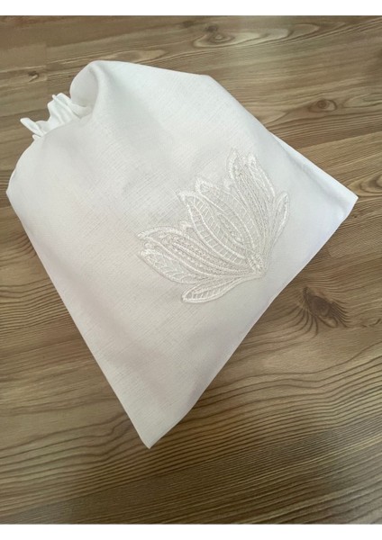 Keten Çamaşır Kesesi 38X42 Cm, Ekru, Zarif ve Hafif Tasarım fırsatları