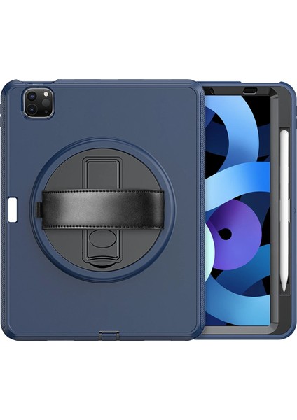 Ipad Pro 11 (2018) Kılıf Hand Strap Tablet Kılıfı - Lacivert Drstr modelleri