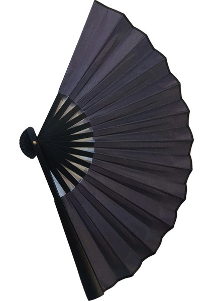 Maksi Boy Yelpaze | Çift Tarafı Saten Kraft – 47x27 cm