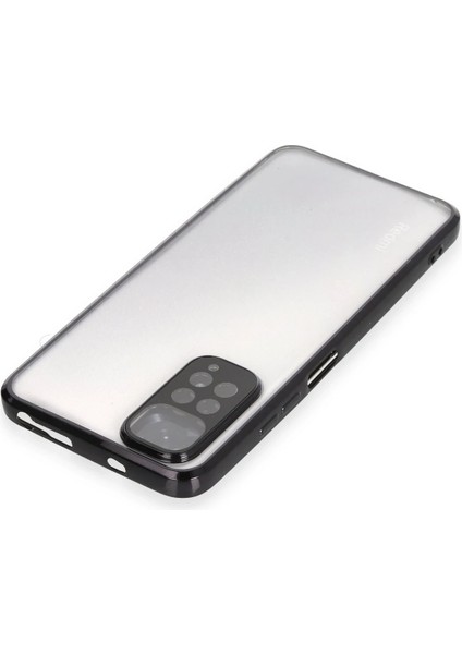 Xiaomi Redmi Note 11 Kılıf Razer Lensli Silikon - Siyah Drstr