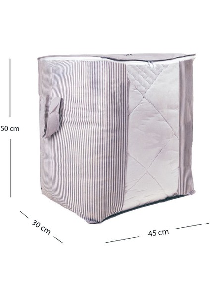 Gri Çizgili Pencereli Yastık Kazak 45X30X50, Şık ve Rahat Tasarım fırsatları