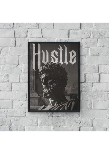 "hustle" Poster Tablo