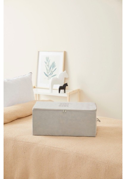 Orta Boy Gri Renk Baza Altı Hurç Organizer Kazak Yastık 52X28X21 fiyatları