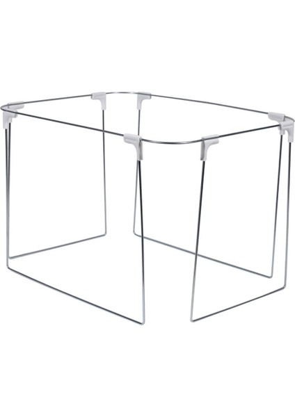 3'lü Çelik Çerçeveli Maxi Orta Boy Telli Organizer Hurç, 40X50X30CM