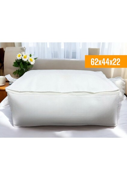 Iki Adet Büyük Beyaz Baza Altı ve Çekyat Tipi Hurç, 62X44X22 Cm, Şık ve Fonksiyonel fırsatları