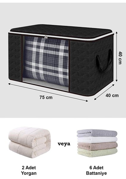 3'lü Kapitone Pencereli Yastık Yorgan Seti, Siyah, 75X40X40 cm modelleri