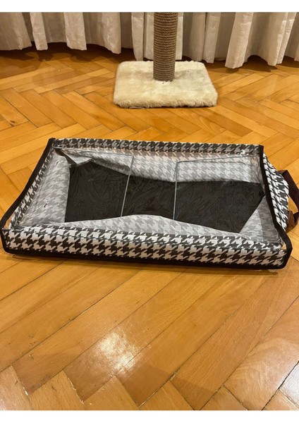 Çok Renkli Metal Destekli Çok Amaçlı Saklama Kutusu 48X30X20 cm