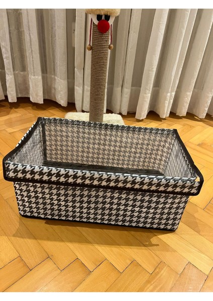 Çok Renkli Metal Destekli Çok Amaçlı Saklama Kutusu 48X30X20 cm indirimleri