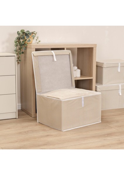 3 Adet Çok Amaçlı Maxi Düzenleyici Kutu 50X40X30 cm Kahve Renkli fiyatları