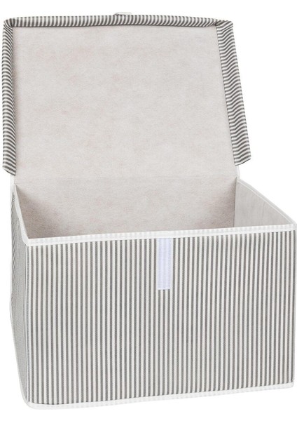 Mini Çok Amaçlı Düzenleyici Kutu 40X30X26 cm Gri, Kullanışlı ve Şık Saklama Çözümü