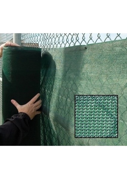 Yeşil Gölgelik File 0,50x20 m, Hafif ve Dayanıklı Balkon Çit Örtüsü, Turkuaz