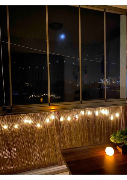 40 cm x 6 Metre Kamış Hasır Bahçe Çiti Balkon Çiti Gölgelik ve Dekorasyon