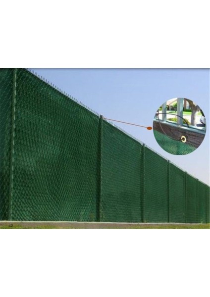 Yeşil Gölgelik File 0,50x3 m, Balkon ve Çit Koruma, Hafif ve Dayanıklı Tasarım